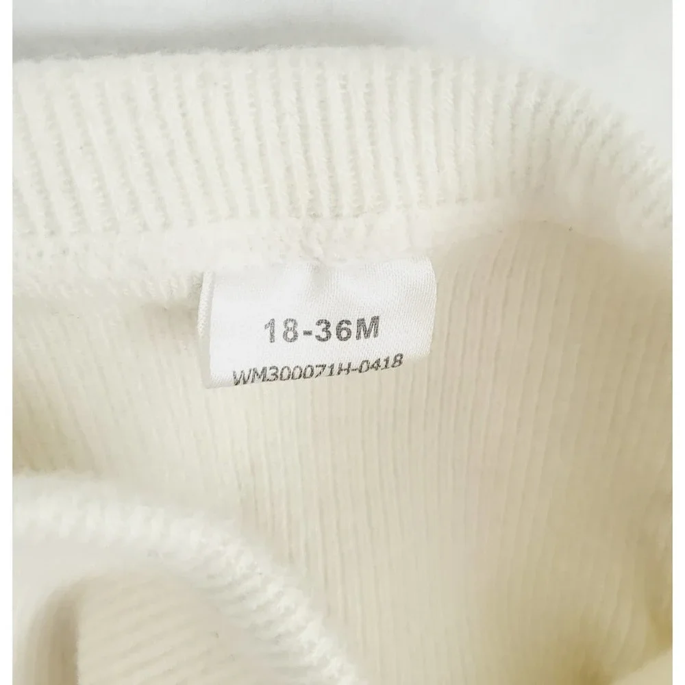 Cream cable tights size 18-36M